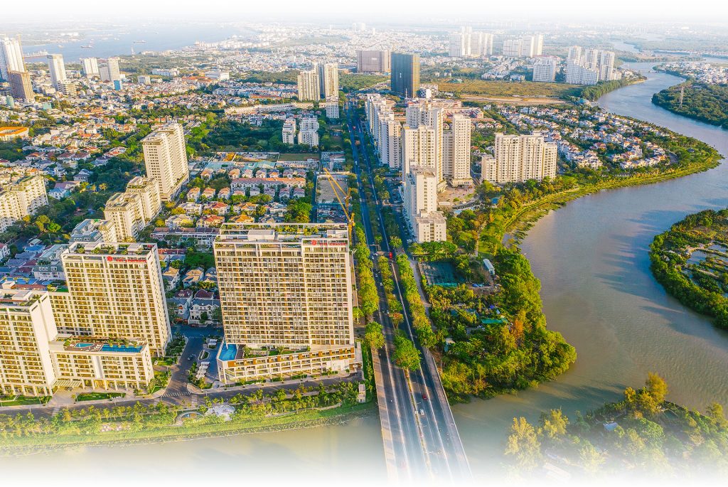 Tuyến phố thương mại sầm uất Nguyễn Lương Bằng tại khu đô thị Phú Mỹ Hưng