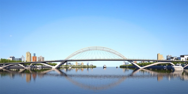 Cầu Thủ Thiêm 4 dự kiến được thực hiện trong giai đoạn 2024-2028. Ảnh: Sở Quy hoạch và Kiến trúc TP.HCM.