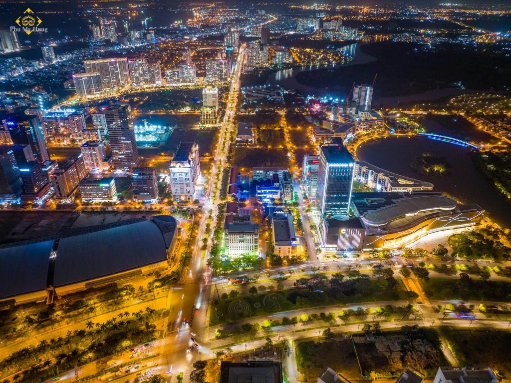 Diện mạo trung tâm của trung tâm - khu CBD đẳng cấp của Phú Mỹ Hưng nói riêng cũng như khu Nam Sài Gòn nói chung sẽ còn hoàn thiện vượt bậc trong tương lai