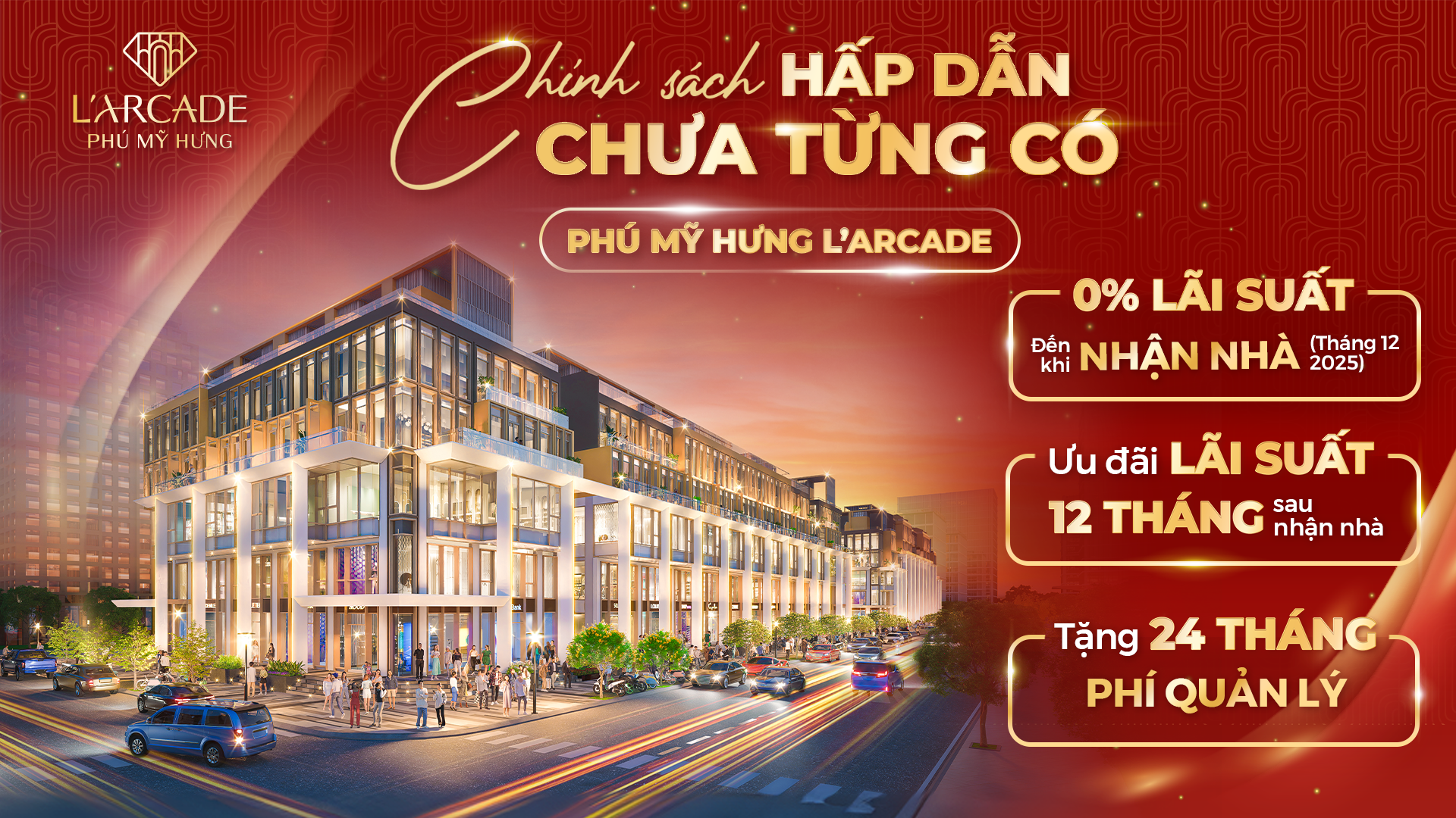 Chương trình tri ân đầy ấn tượng dành tặng các khách hàng chọn mua Phú Mỹ Hưng L'arcade