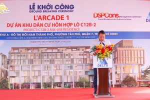 Khối công trình thứ 2 của dự án Phú Mỹ Hưng L’Arcade được khởi công