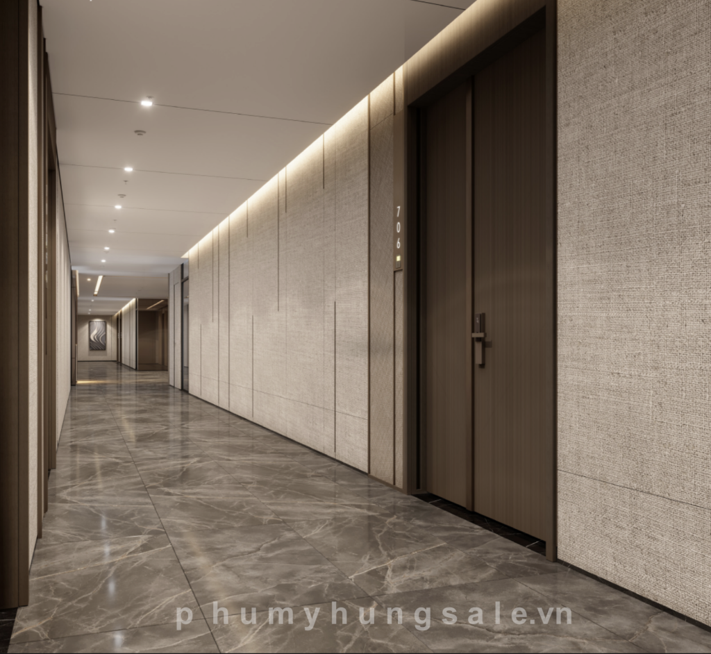 Thiết kế cửa chính của căn hộ Phú Mỹ Hưng The Sculptura
