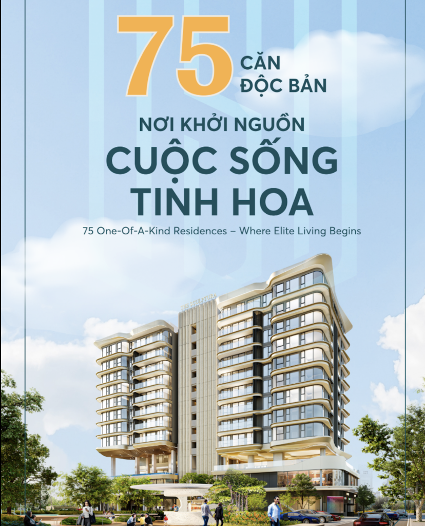Phú Mỹ Hưng The Sculptura chỉ có tổng cộng 75 căn hộ