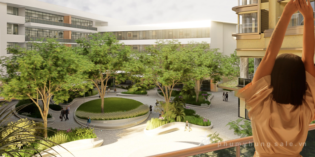 Khu Vườn Bí Mật sẽ là không gian xanh mát ngay ngưỡng cửa chào đón cư dân The Regency mỗi ngày 