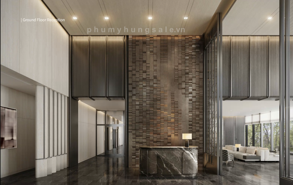 Thiết kế Lobby The Regency sang trọng với sự kết hợp từ các loại đá cao cấp