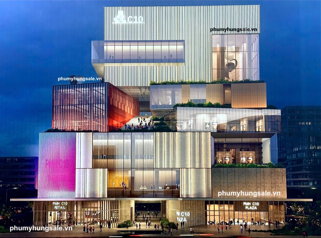 Phối cảnh Phú Mỹ Hưng Art Center C10. Công trình dự kiến đi vào hoạt động từ 2027.