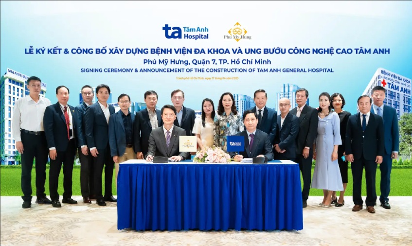 Lễ ký kết và công bố xây dựng bệnh viện Tâm Anh tại khu đô thị Phú Mỹ Hưng
