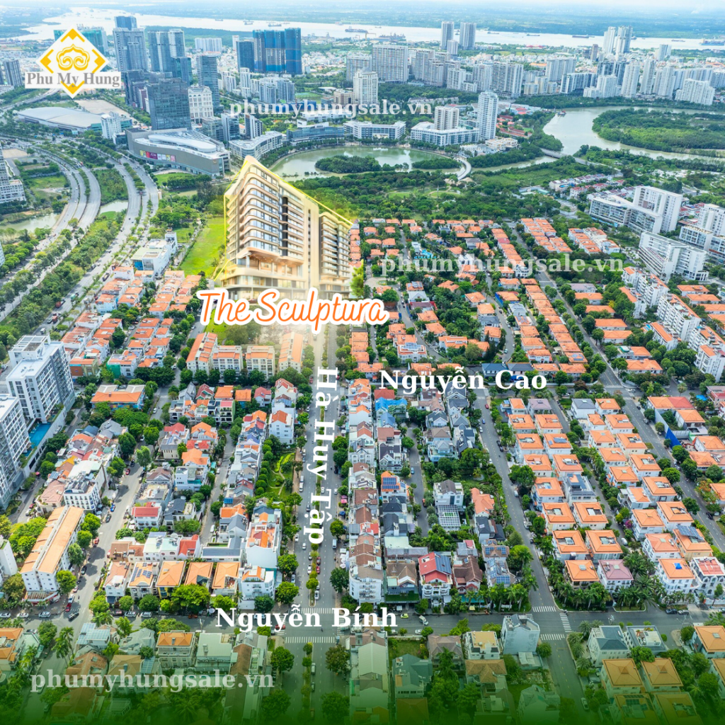 Vị trí dự án Phú Mỹ Hưng The Sculptura ngay trung tâm Khu Cảnh Đồi