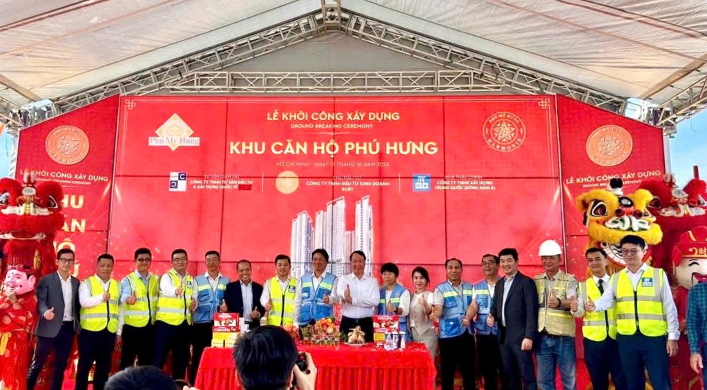 Lễ khởi công khu căn hộ The Harmonie (Phú Hưng) đã diễn ra vào tháng 10 năm 2025