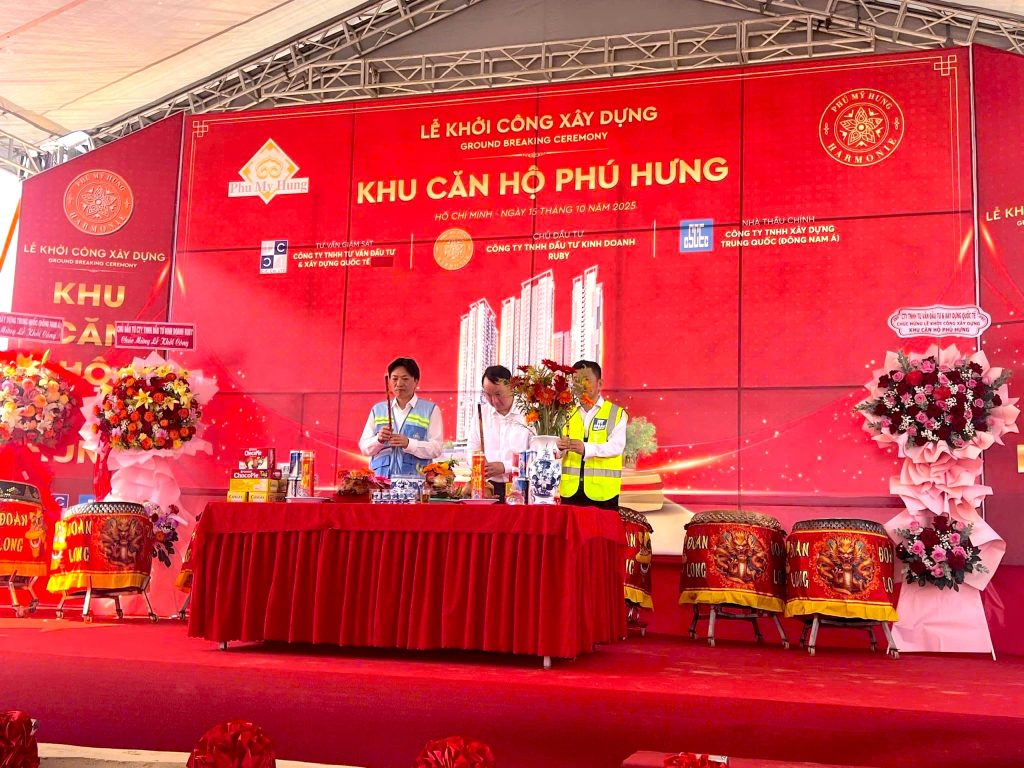 Lễ khởi công dự án căn hộ Phú Mỹ Hưng The Harmonie