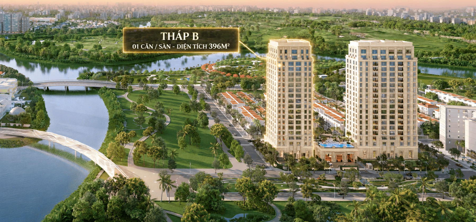 Tháp B - 15 căn 4 Phòng ngủ