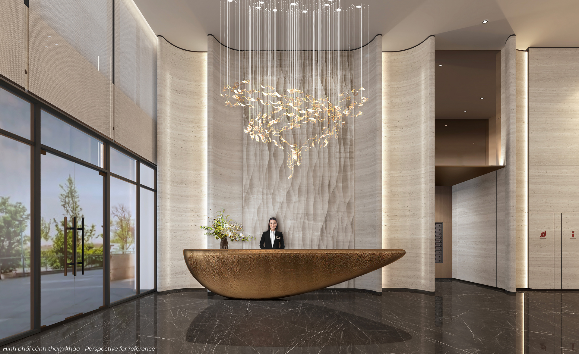 Sảnh lobby tháp A5