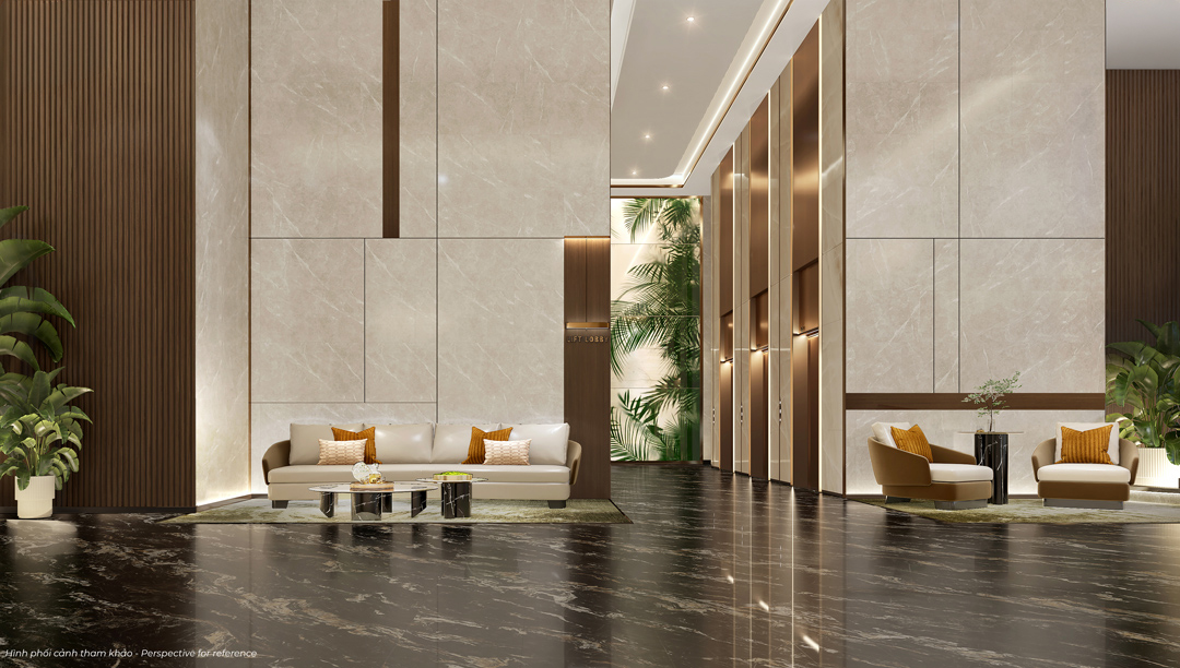 Sảnh Lobby toà A4 Olive